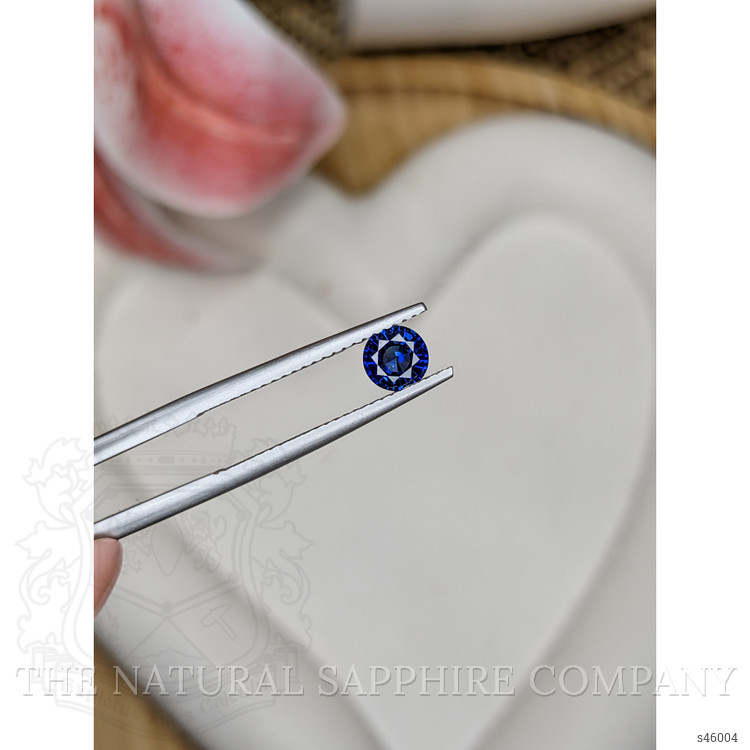 0.58 Ct. Blue Sapphire from Ceylon (Sri Lanka)
