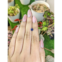 0.58 Ct. Blue Sapphire from Ceylon (Sri Lanka) Life Style