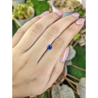 0.49 Ct. Blue Sapphire from Ceylon (Sri Lanka) Life Style