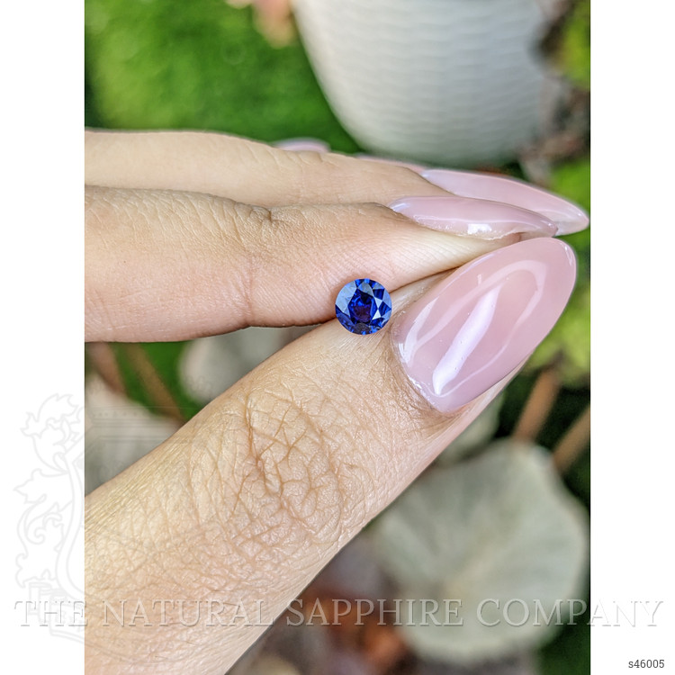 0.49 Ct. Blue Sapphire from Ceylon (Sri Lanka)