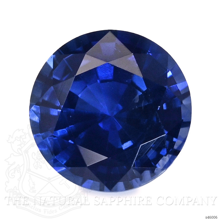 0.68 Ct. Blue Sapphire from Ceylon (Sri Lanka)