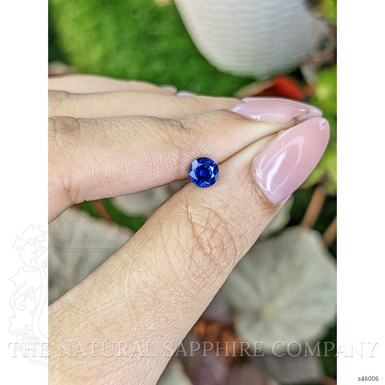 0.68 Ct. Blue Sapphire from Ceylon (Sri Lanka)