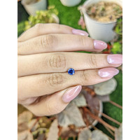 0.69 Ct. Blue Sapphire from Ceylon (Sri Lanka) Life Style