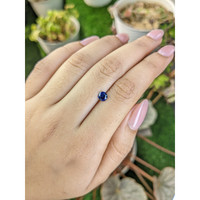 0.62 Ct. Blue Sapphire from Ceylon (Sri Lanka) Life Style