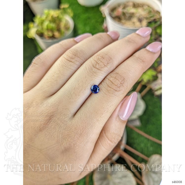 0.62 Ct. Blue Sapphire from Ceylon (Sri Lanka)
