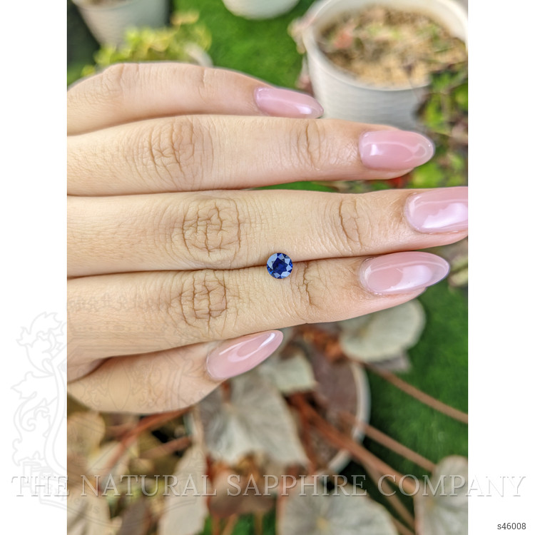 0.62 Ct. Blue Sapphire from Ceylon (Sri Lanka)