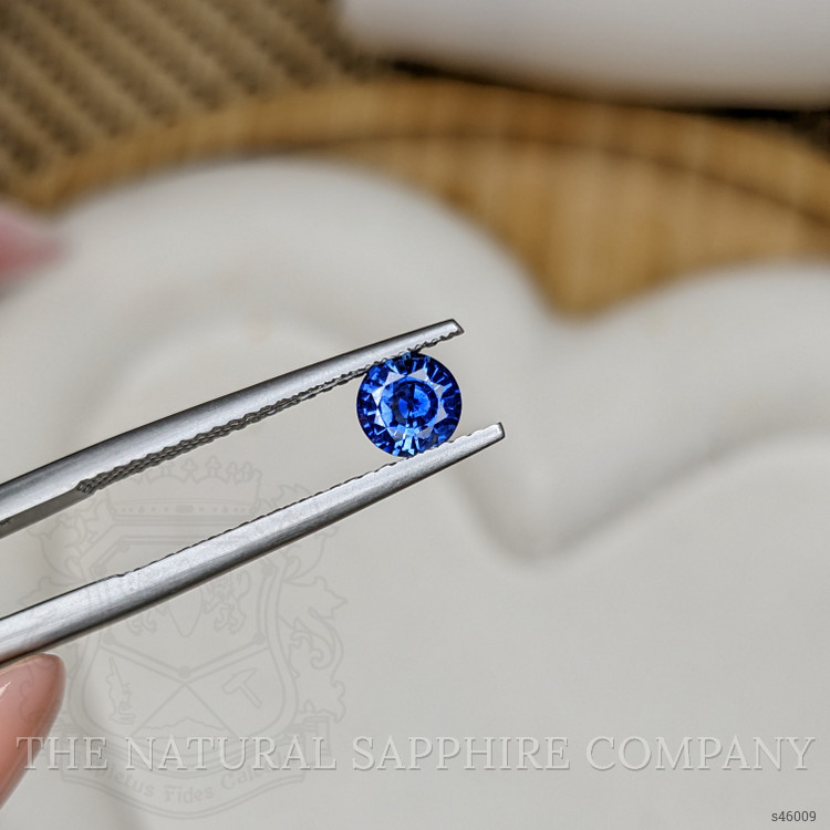 0.56 Ct. Blue Sapphire from Ceylon (Sri Lanka)