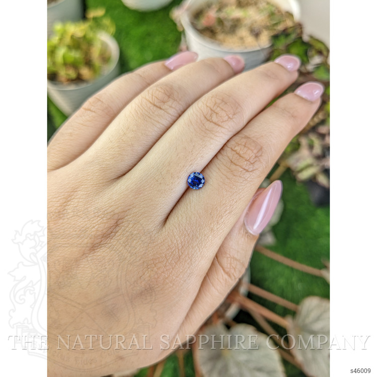 0.56 Ct. Blue Sapphire from Ceylon (Sri Lanka)