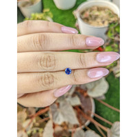 0.56 Ct. Blue Sapphire from Ceylon (Sri Lanka) Life Style