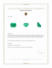 2.06 Ct. Emerald from Zambia Appraisal