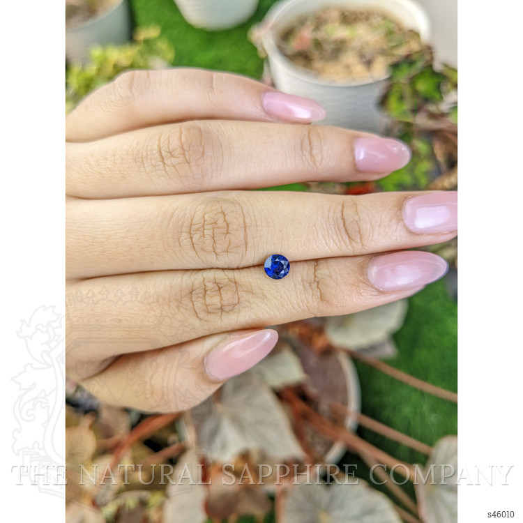 0.65 Ct. Blue Sapphire from Ceylon (Sri Lanka)