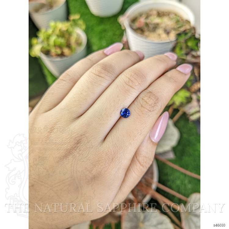 0.65 Ct. Blue Sapphire from Ceylon (Sri Lanka)