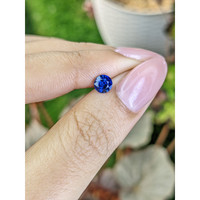 0.65 Ct. Blue Sapphire from Ceylon (Sri Lanka) Life Style