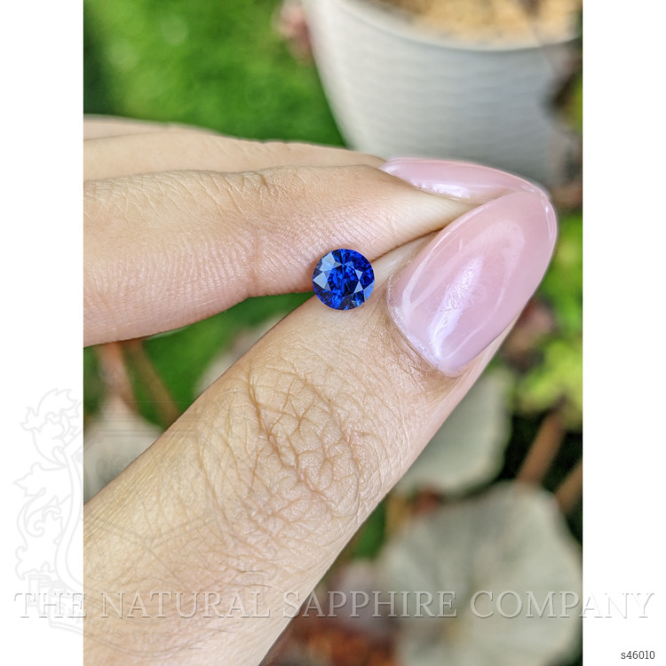 0.65 Ct. Blue Sapphire from Ceylon (Sri Lanka)