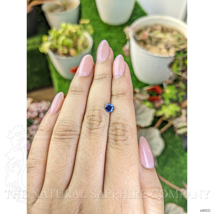 0.65 Ct. Blue Sapphire from Ceylon (Sri Lanka)