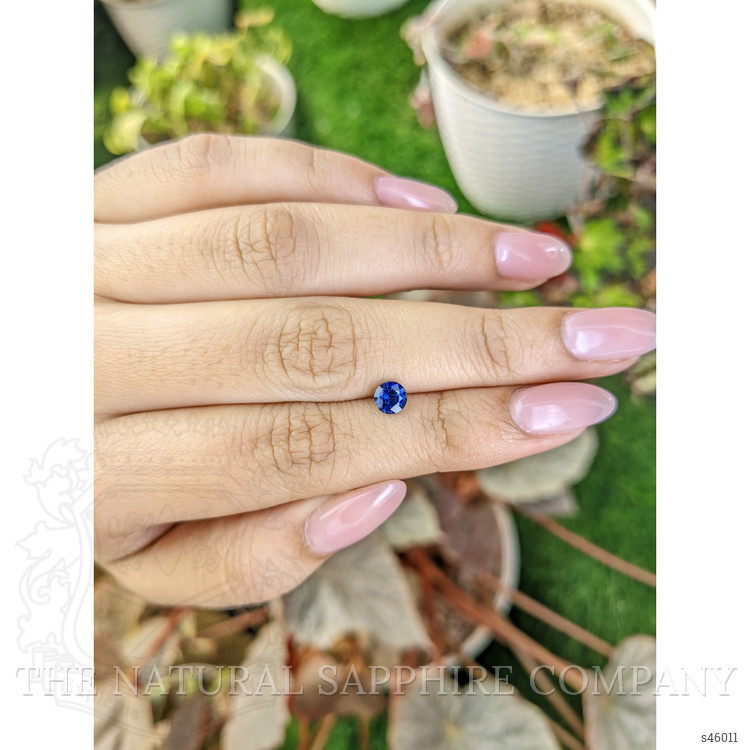 0.65 Ct. Blue Sapphire from Ceylon (Sri Lanka)
