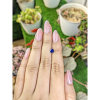 0.63 Ct. Blue Sapphire from Ceylon (Sri Lanka) Life Style
