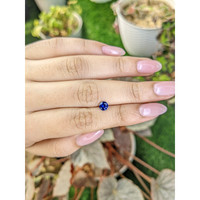 0.63 Ct. Blue Sapphire from Ceylon (Sri Lanka) Life Style