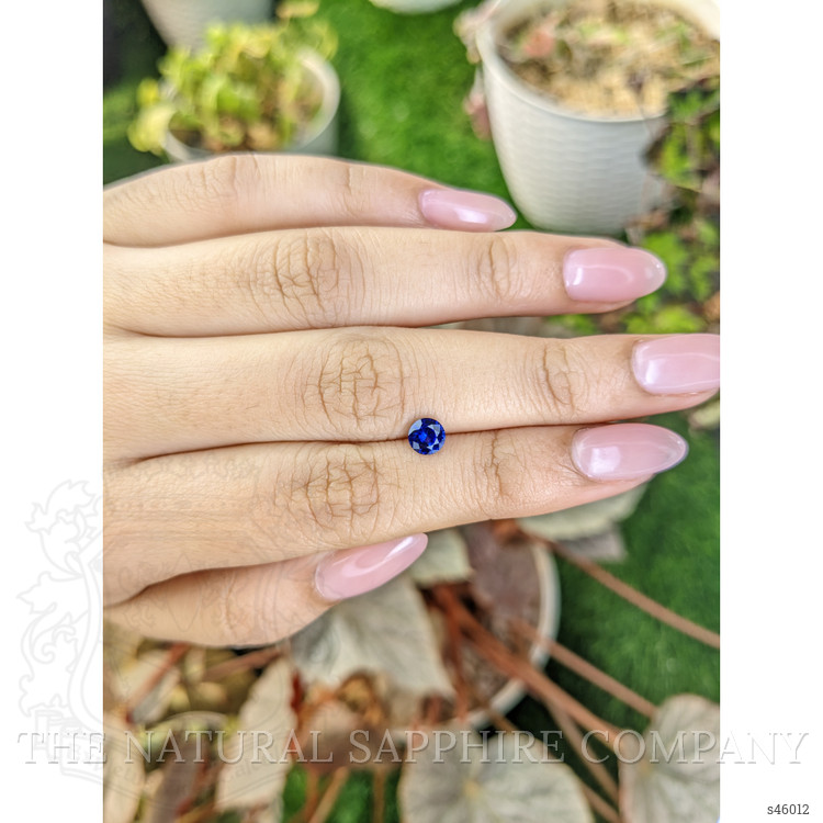 0.63 Ct. Blue Sapphire from Ceylon (Sri Lanka)