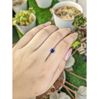 0.63 Ct. Blue Sapphire from Ceylon (Sri Lanka) Life Style