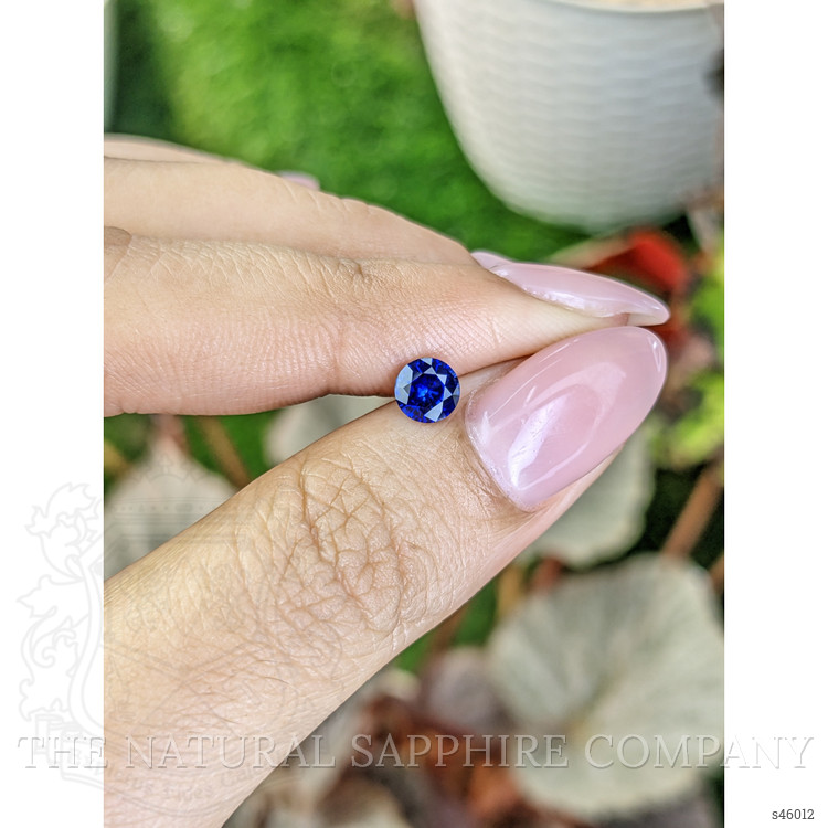 0.63 Ct. Blue Sapphire from Ceylon (Sri Lanka)