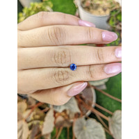 0.58 Ct. Blue Sapphire from Ceylon (Sri Lanka) Life Style