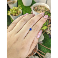 0.58 Ct. Blue Sapphire from Ceylon (Sri Lanka) Life Style