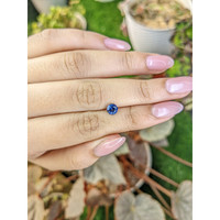 0.77 Ct. Blue Sapphire from Ceylon (Sri Lanka) Life Style