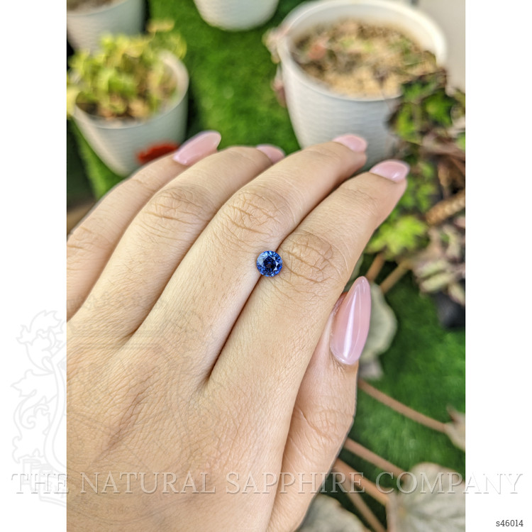 0.77 Ct. Blue Sapphire from Ceylon (Sri Lanka)