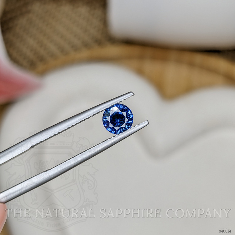 0.77 Ct. Blue Sapphire from Ceylon (Sri Lanka)