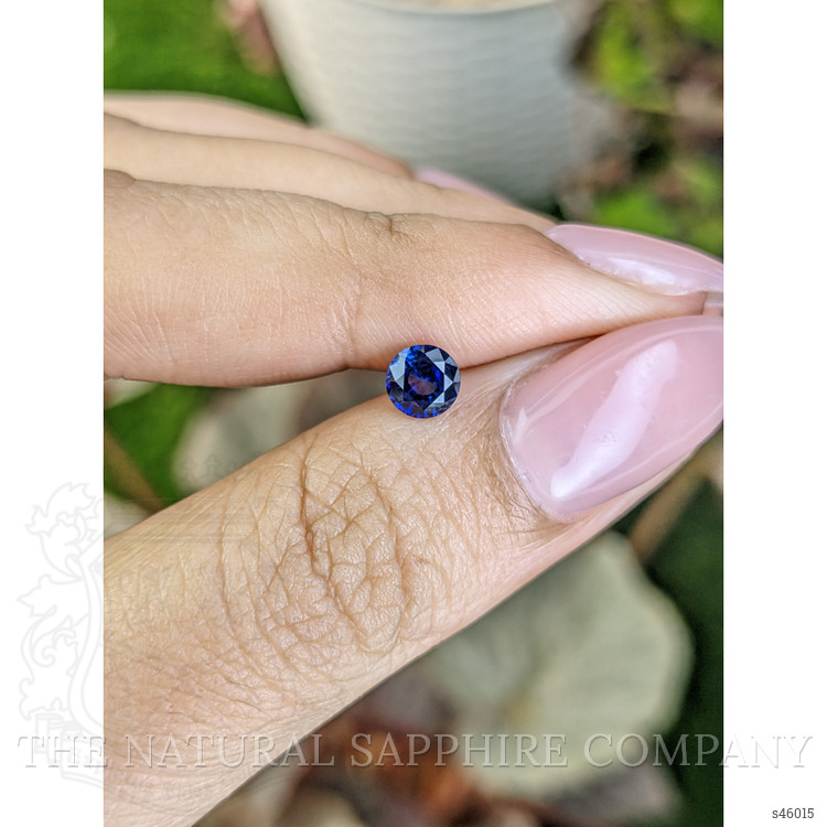 0.64 Ct. Blue Sapphire from Ceylon (Sri Lanka)
