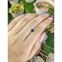 0.64 Ct. Blue Sapphire from Ceylon (Sri Lanka) Life Style