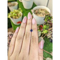0.64 Ct. Blue Sapphire from Ceylon (Sri Lanka) Life Style