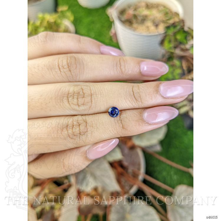0.64 Ct. Blue Sapphire from Ceylon (Sri Lanka)