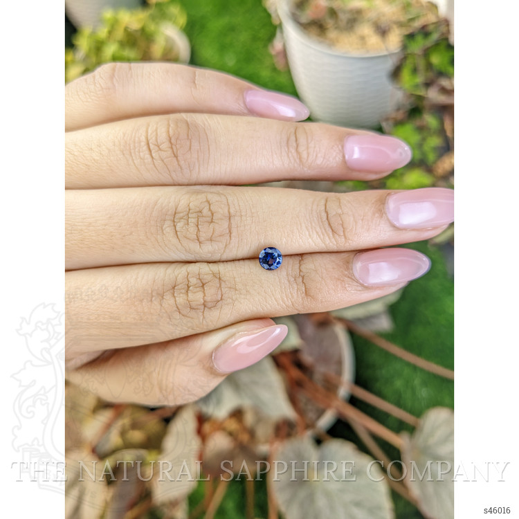 0.60 Ct. Blue Sapphire from Ceylon (Sri Lanka)