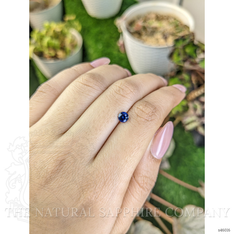 0.60 Ct. Blue Sapphire from Ceylon (Sri Lanka)