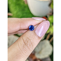0.77 Ct. Blue Sapphire from Ceylon (Sri Lanka) Life Style