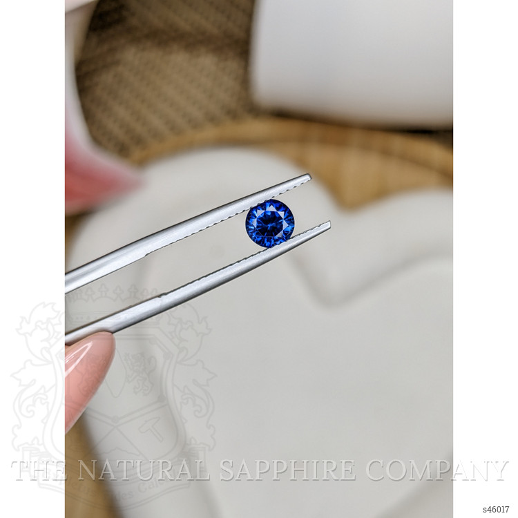 0.77 Ct. Blue Sapphire from Ceylon (Sri Lanka)