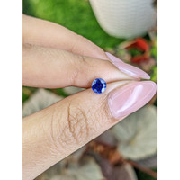 0.64 Ct. Blue Sapphire from Ceylon (Sri Lanka) Life Style