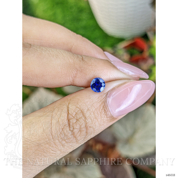 0.64 Ct. Blue Sapphire from Ceylon (Sri Lanka)