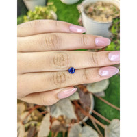 0.64 Ct. Blue Sapphire from Ceylon (Sri Lanka) Life Style