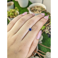 0.64 Ct. Blue Sapphire from Ceylon (Sri Lanka) Life Style