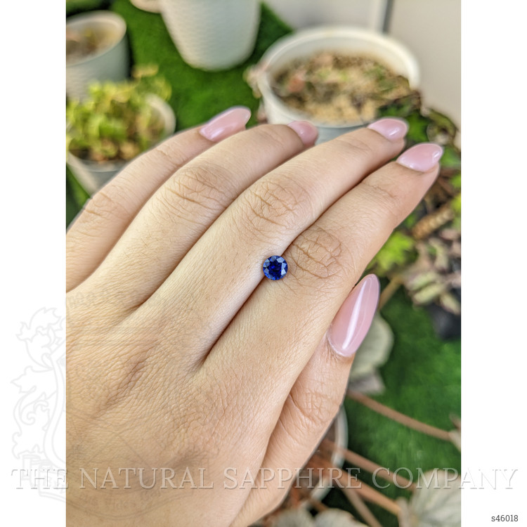 0.64 Ct. Blue Sapphire from Ceylon (Sri Lanka)