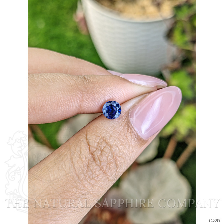 0.73 Ct. Blue Sapphire from Ceylon (Sri Lanka)