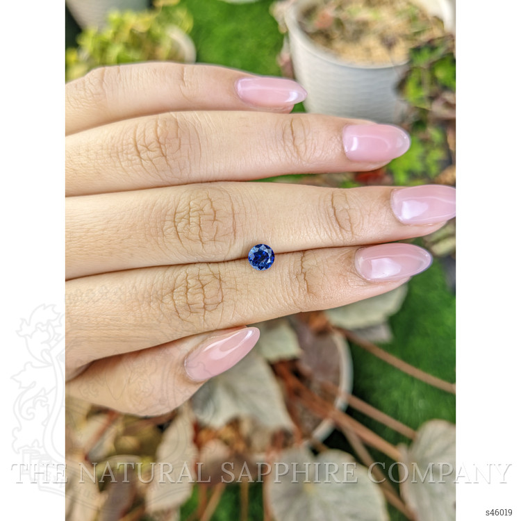 0.73 Ct. Blue Sapphire from Ceylon (Sri Lanka)