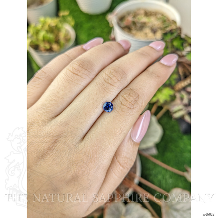 0.73 Ct. Blue Sapphire from Ceylon (Sri Lanka)