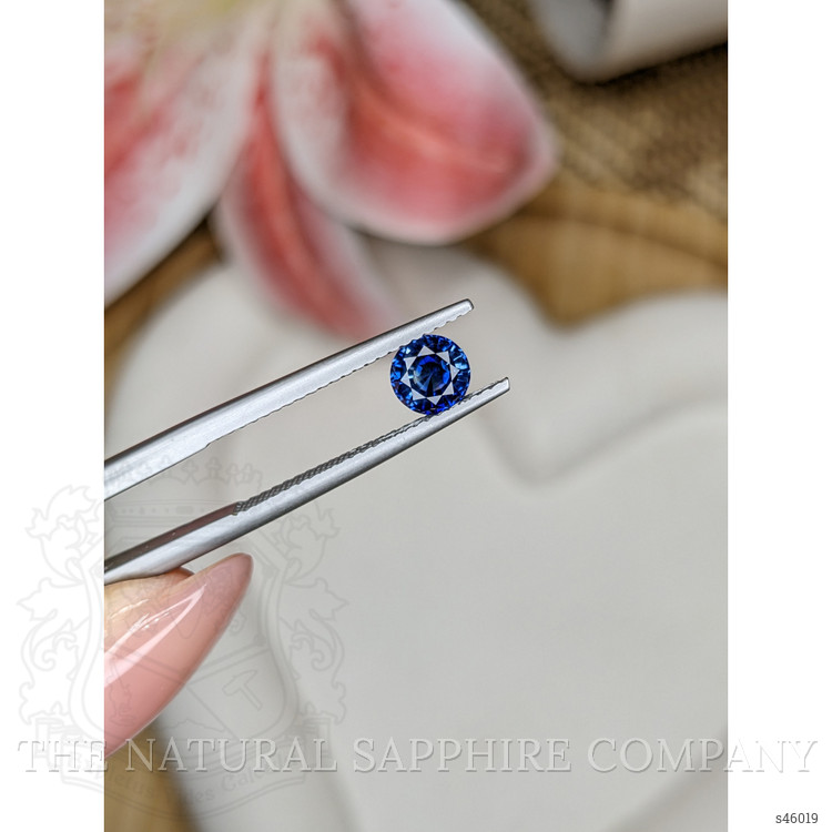 0.73 Ct. Blue Sapphire from Ceylon (Sri Lanka)