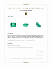 1.42 Ct. Emerald from Zambia Appraisal