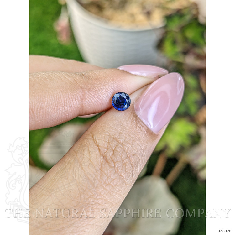 0.64 Ct. Blue Sapphire from Ceylon (Sri Lanka)
