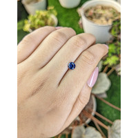 0.76 Ct. Blue Sapphire from Ceylon (Sri Lanka) Life Style